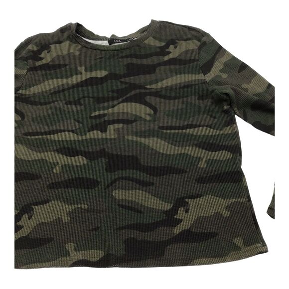 RDI Womens Medium Thermal Top Camouflage Camo Long Sleeve Green Pullover NWOT - Picture 14 of 16